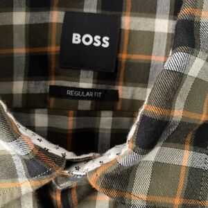 Boss Brown Casual Button Down Shirt